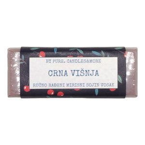 Mirisni sojin vosak u pločici crna višnja