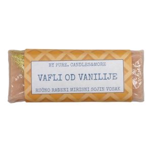 Mirisni sojin vosak u pločici vafli od vanilije