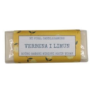 Mirisni sojin vosak u pločici verbena i limun