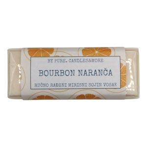 Mirisni sojin vosak u pločici bourbon naranča