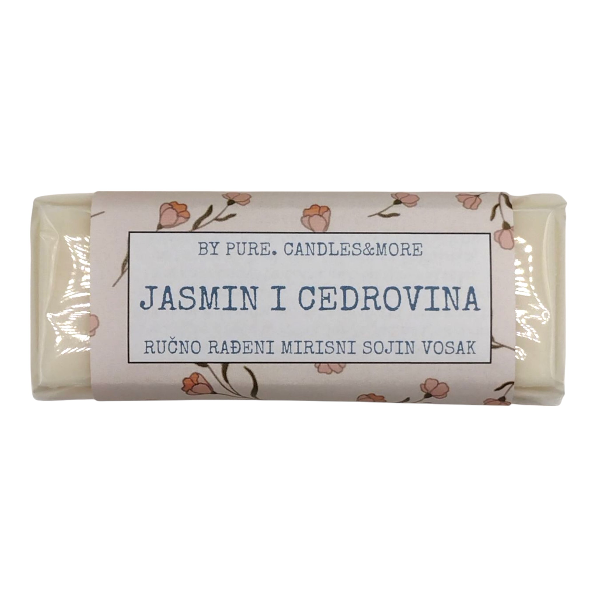 Mirisni sojin vosak u pločici jasmin i cedrovina