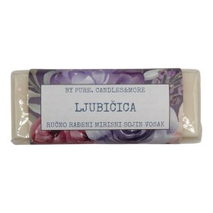 Mirisni sojin vosak u pločici ljubičica