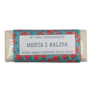 Mirisni sojin vosak u pločici menta i malina