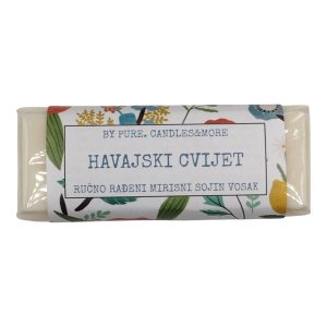 Mirisni sojin vosak u pločici havajski cvijet
