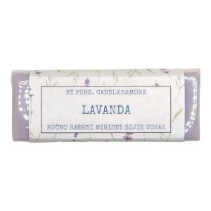 Mirisni sojin vosak u pločici lavanda - rasprodaja