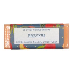 Mirisni sojin vosak u pločici breskva