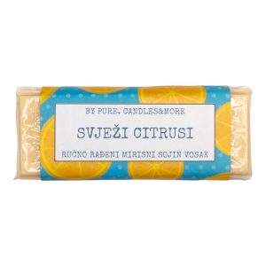 Mirisni sojin vosak u pločici svježi citrusi