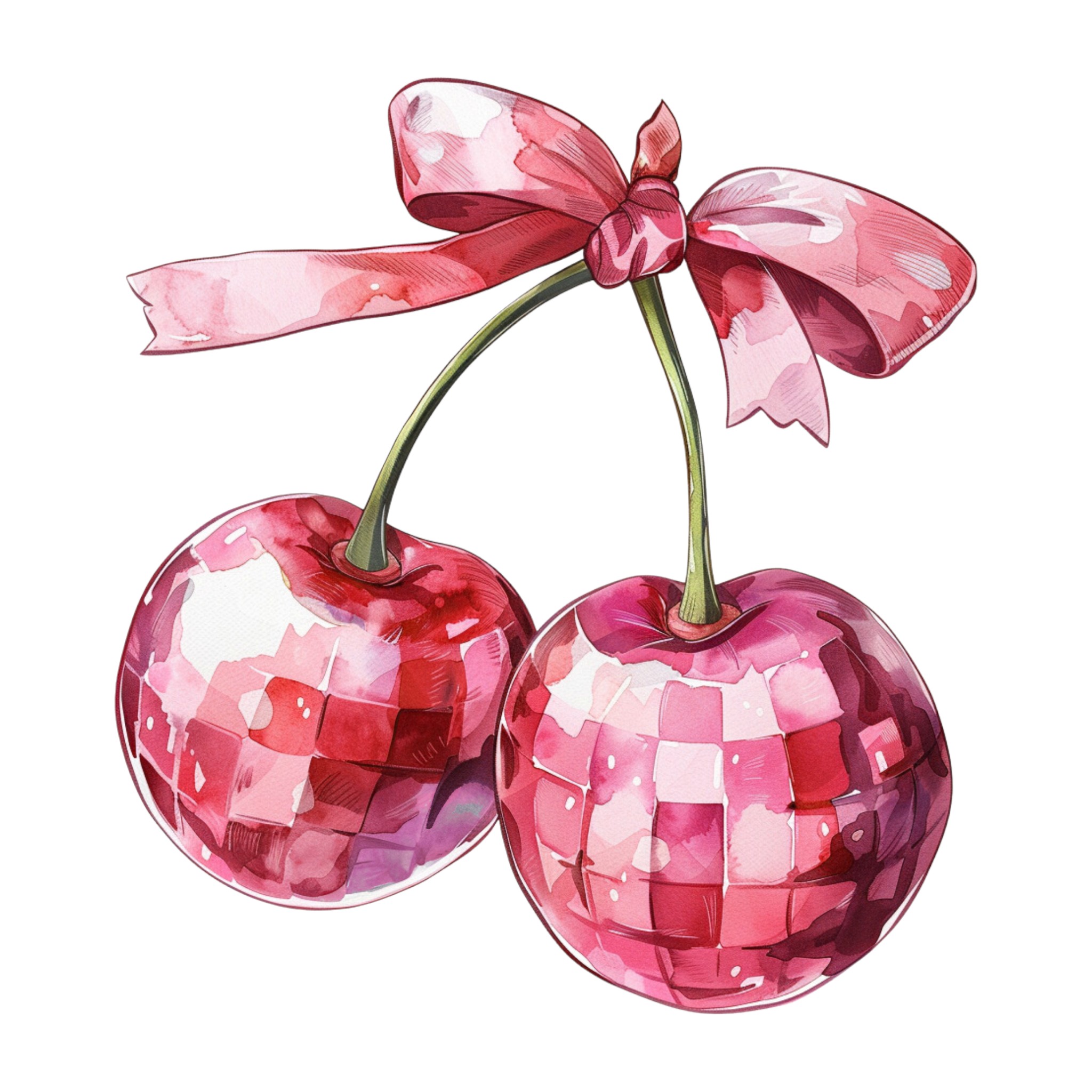 Set naljepnica Trešnje i mašne - Image 3