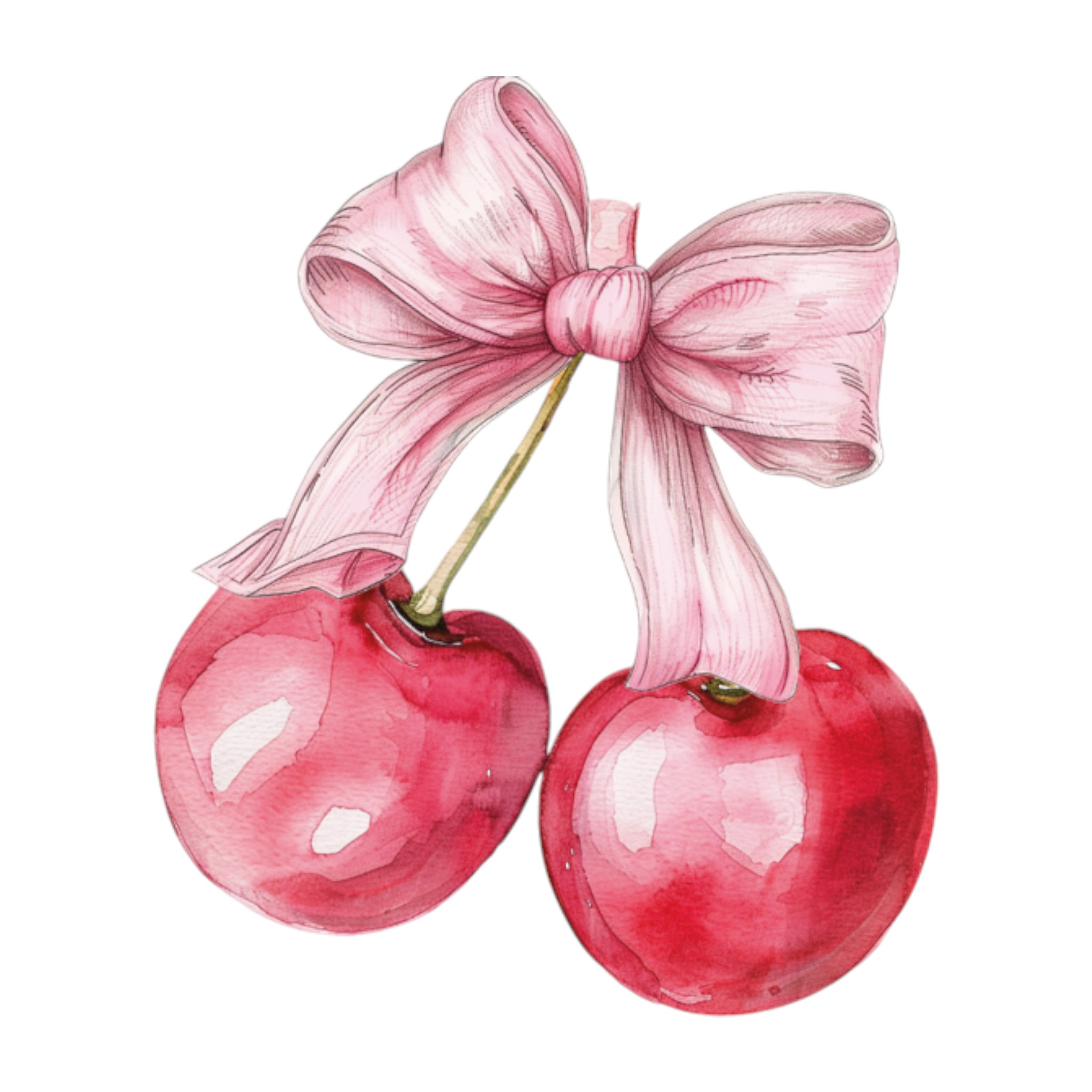 Set naljepnica Trešnje i mašne