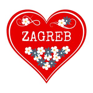 Set naljepnica Zagreb u srcu