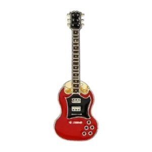 Bedž Gitara crvena